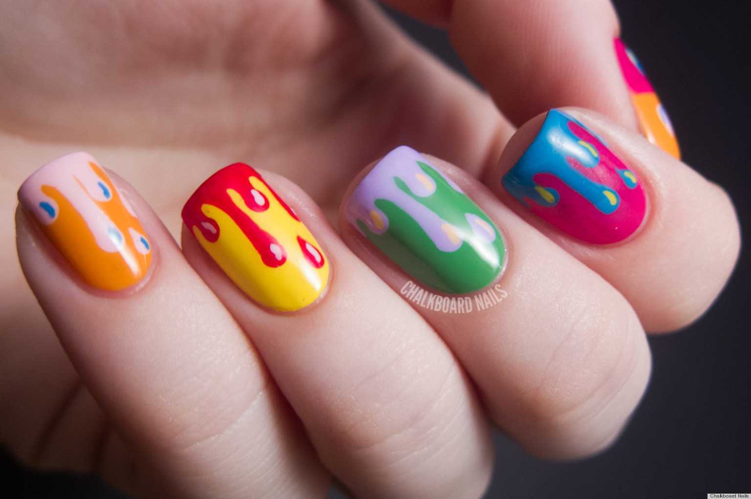 Ascent Your Short Nails with Colorful Chic Nail Art Designs